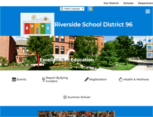 Tablet Screenshot of district96.org